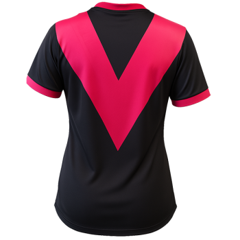 Airdrie CC Womens Shirt  Black/Pink